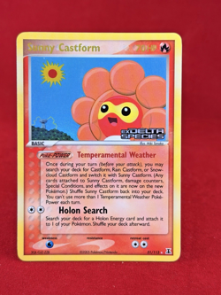 2006 Pokemon EX Delta Species SUNNY CASTFORM Reverse Holo Stamped 31/114 Card LP - Image 1