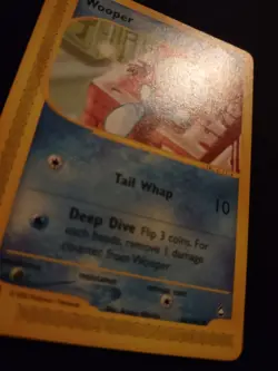 Wooper 66/147 Pokemon Trading Card Game eCard Aquapolis Near Mint NM TCG - Image 2