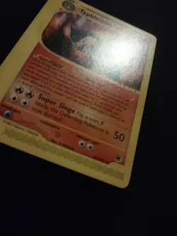 Typhlosion 65/165 Pokemon Trading Card Game eCard Expedition Near Mint - Image 3