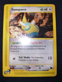 Dunsparce 53/144 Pokemon Trading Card Game eCard Skyridge Near Mint TCG NM - Image 1