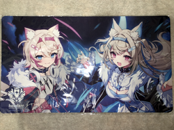 Official Fuwamoco Playmat for Hololive Official Card Game - Tournament Exclusive - Image 1