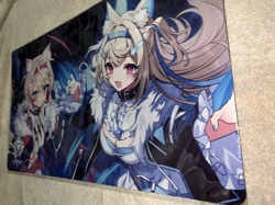 Official Fuwamoco Playmat for Hololive Official Card Game - Tournament Exclusive - Image 3