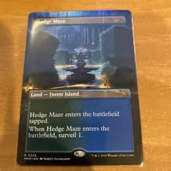 MTG Hedge Maze (Borderless) - Murders at Karlov Manor (MKM) NM/M - Image 1