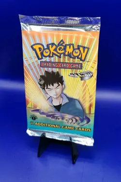 Gym Heroes 1st Edition Booster Pack 20.72g Factory Sealed Brock Pokemon WOTC New - Image 3