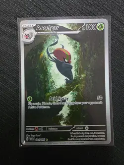 Accelgor 094/086 NM – Illustration Rare Holo – 2025 TCG Pokemon White Flare - Image 1