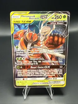 Pokemon Pheromosa & Buzzwole GX 1/214 Unbroken Bonds Pokemon - Image 2