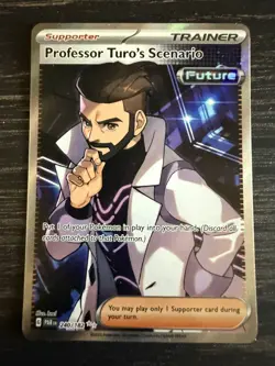 Professor Turo's Scenario - 240/182 Ultra Rare Paradox Rift Pokemon TCG - Image 1
