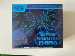 Pokemon TCG Mega Evolution Phantasmal Flames Elite Trainer Box ETB New Sealed - Image 1