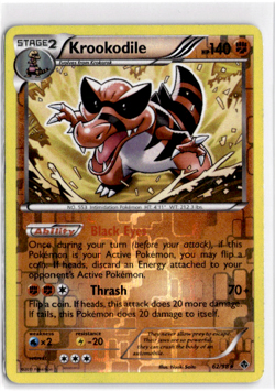 Krookodile [Reverse Holo] #62 Pokemon Emerging Powers - Image 1