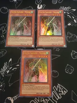 Yugioh - The Six Samurai - Nisashi RYMP-EN091 NM 1st/Unlimited Ultra Rare x3 - Image 1