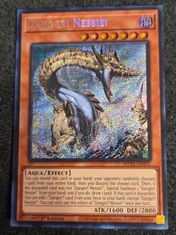 Yugioh! TCG - Danger! Nessie! - Prismatic Secret Rare -2025 Mega-Pack MP25-EN141 - Image 1