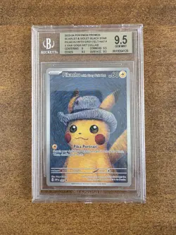 Pokemon x Van Gogh Museum: Pikachu with Grey Felt Hat Promo Card 820650856891 - Image 1