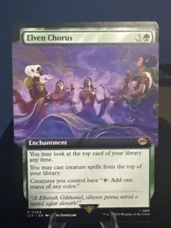 Elven Chorus (Extended Art) Universes Beyond: The Lord of the Rings - Image 1