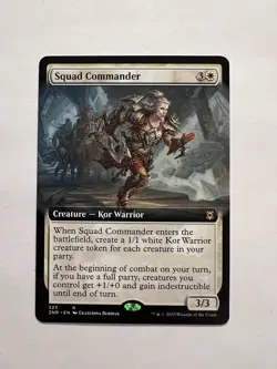 Squad Commander - EXTENDED ART - MTG Zendikar Rising - NM - Image 1
