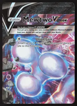Mewtwo V-UNION SWSH159 Pokemon Sword and Shield Promo - Image 1