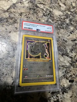 2002 Pokemon Neo Destiny Shining Steelix PSA 8 NM-MT - Image 1