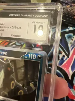 CGC 10 Umbreon (Master Ball Pattern) 059/131 Prismatic Evolutions Holo Pokemon - Image 3