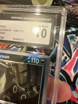 CGC 10 Umbreon (Master Ball Pattern) 059/131 Prismatic Evolutions Holo Pokemon - Image 4