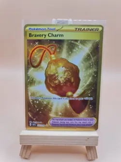 Bravery Charm 175/142 - Stellar Crown - Hyper Rare Gold - English - Pokemon TCG - Image 1