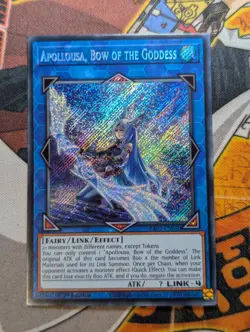 Yugioh Apollousa, Bow of the Goddess RA02 EN040 Secret Rare 1st ED - Image 1