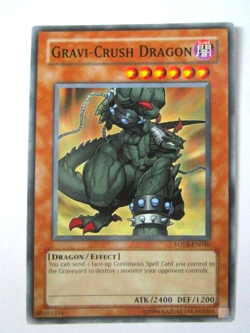 Yugioh! Gravi-Crush Dragon FOTB-EN030 Common Unlimited Near Mint! - Image 1