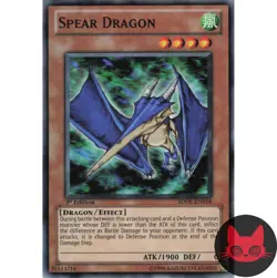 Yugioh Spear Dragon SDDL-EN016 Common 1st Edition NM - Image 1