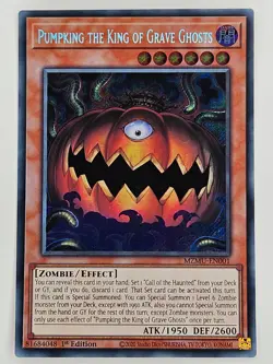 YuGiOh - MZMU-EN001 Pumpking the King of Grave Ghosts - Secret Rare - Image 1