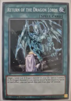 YuGiOh Return of the Dragon Lords SDRR-EN030 1st Edition - Image 1