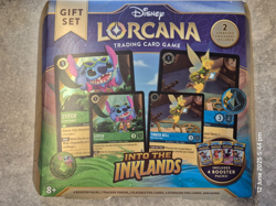Disney Lorcana Into The Inklands TCG Gift Set 4 Booster Packs + Promo Cards NEW - Image 1