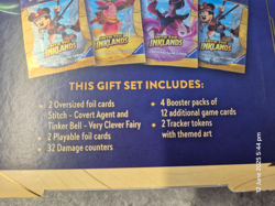 Disney Lorcana Into The Inklands TCG Gift Set 4 Booster Packs + Promo Cards NEW - Image 4