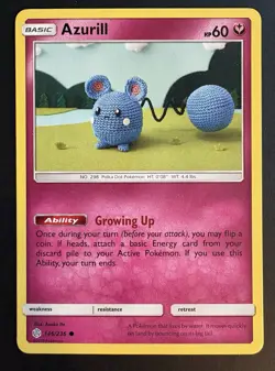 Azurill 146/236 Common SM Cosmic Eclipse Pokemon Card TCG NM - Image 1