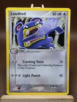 Pokemon Card - Loudred Hidden Legends 39/101 Energy Holo HP - Image 1