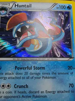 Huntail 50/160 HP Holo Rare Pokemon Card- XY Primal Clash - Image 5