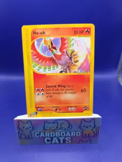 Ho-oh 52 Black Star Promo Pokemon Trading Card TCG 2002 E-Reader Nintendo - Image 1