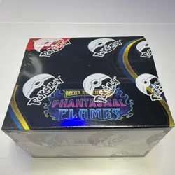 Pokemon Mega Evolution Phantasmal Flames Booster Box English 120 Cards 2025 - Image 1