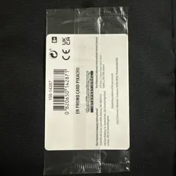 POKEMON PIKACHU 028/078 HOLO RARE POKEMON GO STORE PROMO CARD SEALED - Image 2