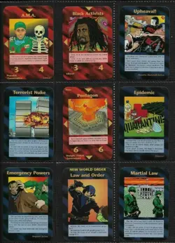 LIMITED 1994 1st Edition Booster Pack Illuminati INWO Card Game 15 Cards - Image 3