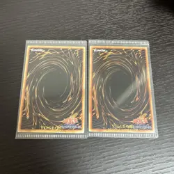 Yugioh Blue-Eyes White Dragon Dark Magician Stainless Card Set 20th w/ sleeve - Image 2