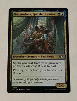 MTG Doc Aurlock, Grizzled Genius - Outlaws Of Thunder Junction LP - Image 1