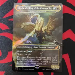 MTG Ghidorah, King of the Cosmos #379 Ikoria: Lair of Behemoths Foil - Image 2