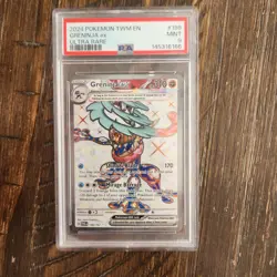 POKEMON 2024 Twlight Masquerade Ultra Rare GRENINJA EX #198 PSA 9 Mint RARE 3 - Image 1