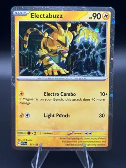 Pokemon TCG Electabuzz Promos 125/165 Holo Promo Cosmos Holo Rare Promo HP - Image 1