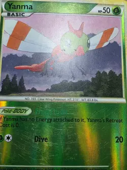 HP Pokemon Yanma 84/102 Reverse Holo Common Triumphant - Image 5