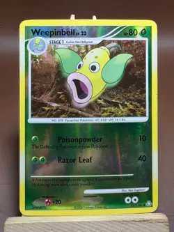 HP Weepinbell Legends Awakened Reverse Holo 127/146 Diamond & Pearl Pokemon TCG - Image 1