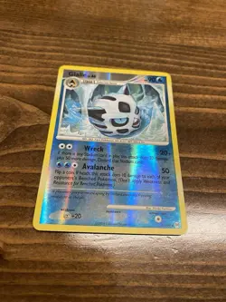 2009 Pokemon Arceus Glalie 18/99 Rare Reverse Holo English TCG LP/MP - Image 2