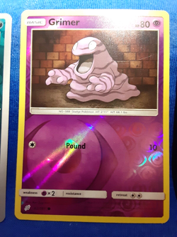 Pokemon GRIMER 62/181 - Team Up - Rev Holo - MINT RARE 2019 - Image 1