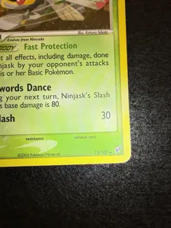 Pokemon Ninjask Holo 13/107 from EX Deoxys in LP- condition! - Image 5