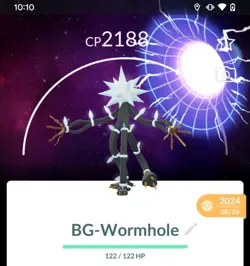 #0796 Xurkitree (Voltriant) Wormhole Background Pokemon Go [Read Description] - Image 1