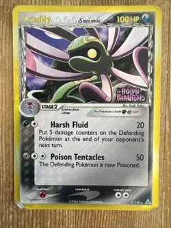 Pokemon TCG EX Holon Phantoms Cradily 2/110 Reverse Holo Rare DMG - Image 1