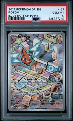 PSA 10 - Rotom 197/182 Pokemon TCG Sv10: Destined Rivals - Image 1